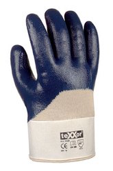 Nitril-Handschuhe Strickbund - PSA  Kategorie 2 EN 388